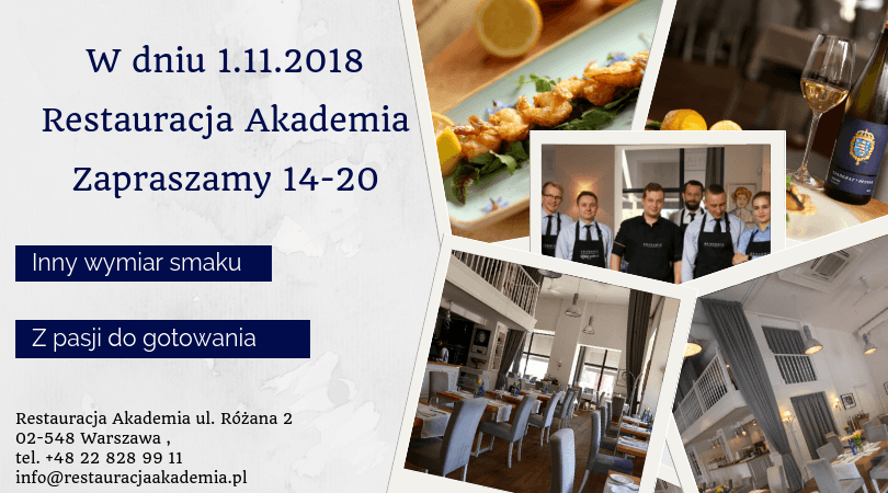 Restauracja Akademia czynna 1.11